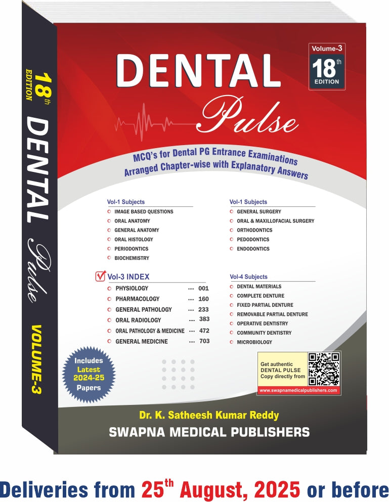 Dental Pulse 18th Edition 2025 (Deliveries from 25th August, 2025 or before)