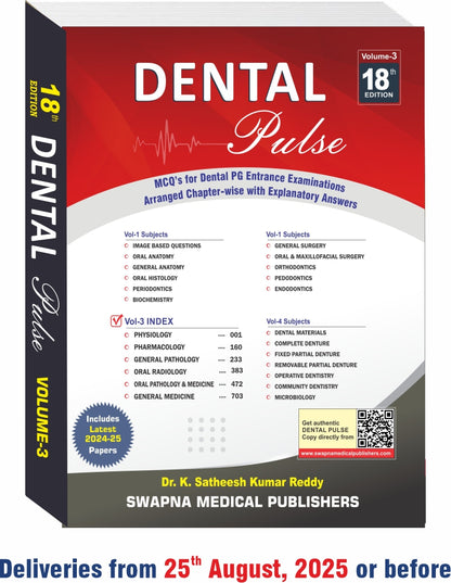 Dental Pulse 18th Edition 2025 (Deliveries from 25th August, 2025 or before)