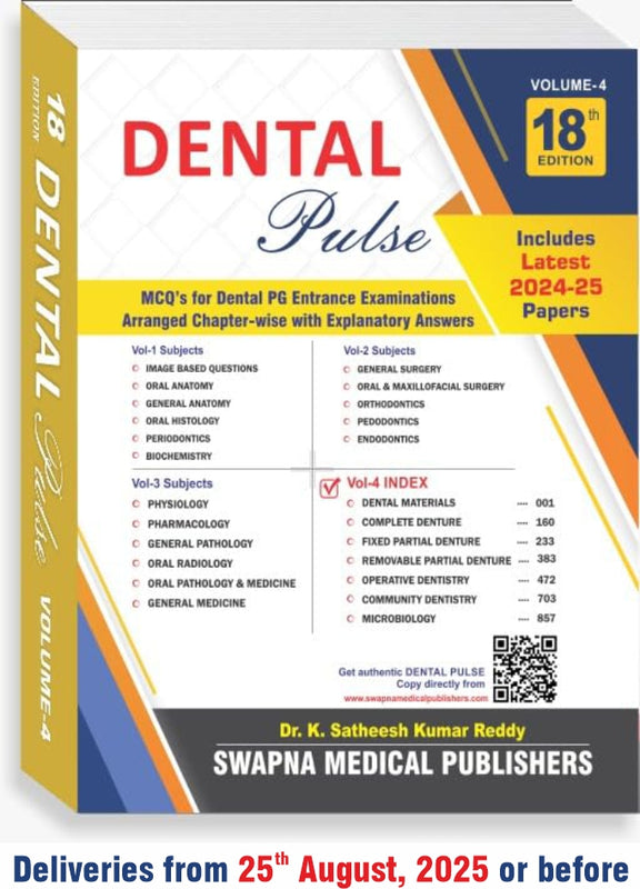 Dental Pulse 18th Edition 2025 (Deliveries from 25th August, 2025 or before)