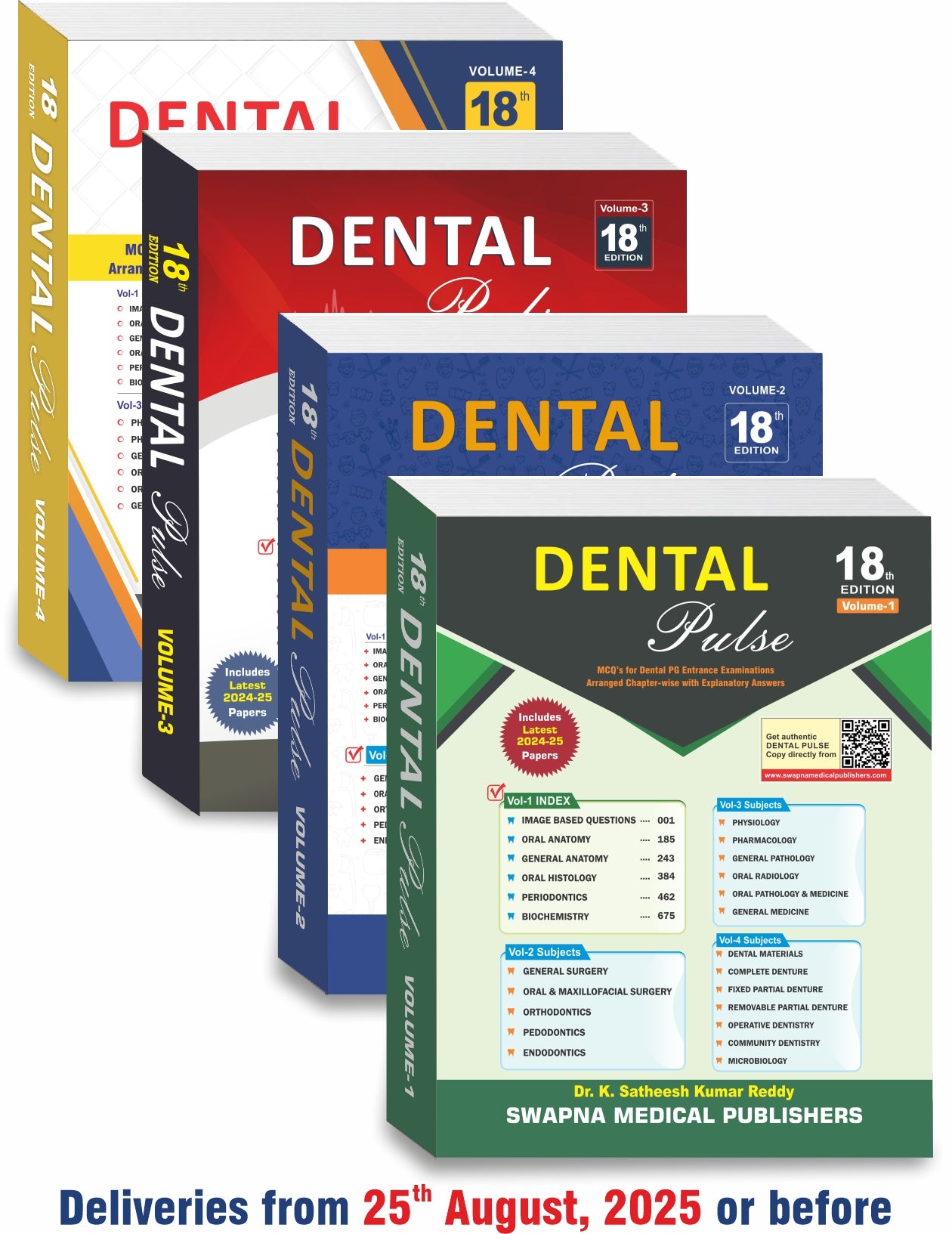 Dental Pulse 18th Edition 2025 (Deliveries from 25th August, 2025 or before)