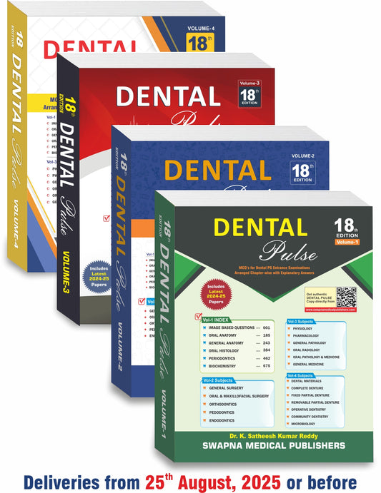 Dental Pulse 18th Edition 2025 (Deliveries from 25th August, 2025 or before)