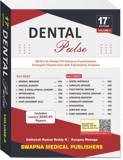 Dental Pulse 17th / 2024 edition (4 volumes) - Deliveries from 26th Feb