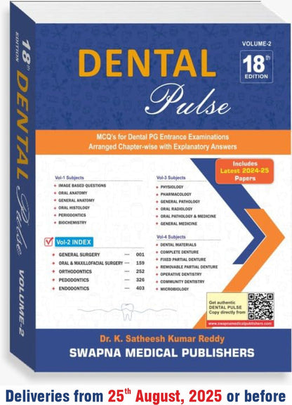 Dental Pulse 18th Edition 2025 (Deliveries from 25th August, 2025 or before)